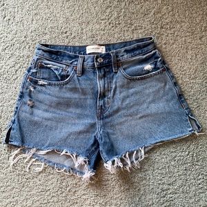 Abercrombie & Fitch Curve Love Mid Rise Boyfriend Short NWOT